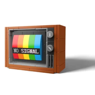 MAQUETA BLOQUES CONSTRUCCION TELEVISION