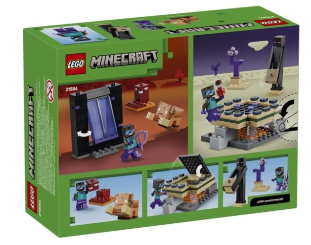 LEGO MINECRAFT-EL VIAJE POR EL NETHER Y EL PORTAL AL END